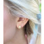 Golf Goddess Golf Ball Bead Earrings - Gold